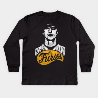 Baseball Furies RETRO Kids Long Sleeve T-Shirt